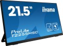 IIYAMA Iiyama ProLite T2255MSC-B1 monitor komputerowy 54,6 cm (21.5") 1920 x 1080 px Full HD LCD Ekran dotykowy Czarny