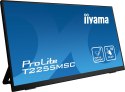 IIYAMA Iiyama ProLite T2255MSC-B1 monitor komputerowy 54,6 cm (21.5") 1920 x 1080 px Full HD LCD Ekran dotykowy Czarny