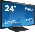 IIYAMA Iiyama ProLite T2452MSC-B1 monitor komputerowy 60,5 cm (23.8") 1920 x 1080 px Full HD LCD Ekran dotykowy Przeznaczony dla wielu 