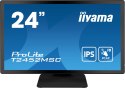 IIYAMA Iiyama ProLite T2452MSC-B1 monitor komputerowy 60,5 cm (23.8") 1920 x 1080 px Full HD LCD Ekran dotykowy Przeznaczony dla wielu 