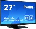 IIYAMA Iiyama ProLite T2754MSC-B1AG monitor komputerowy 68,6 cm (27") 1920 x 1080 px Full HD LED Ekran dotykowy Przeznaczony dla wielu 