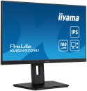 IIYAMA Iiyama ProLite XUB2492QSU-B1 monitor komputerowy 60,5 cm (23.8") 2560 x 1440 px Wide Quad HD LED Czarny