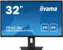 IIYAMA Iiyama ProLite XB3288UHSU-B5 monitor komputerowy 80 cm (31.5") 3840 x 2160 px 4K Ultra HD LCD Czarny