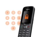 GIGASET Gigaset S700H PRO Telefon w systemie DECT Nazwa i identyfikacja dzwoniącego Antracyt