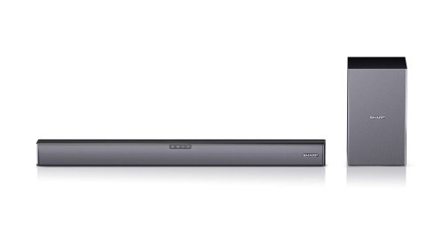 SHARP Soundbar Sharp HT-SBW182 2.1 Slim Soundbar HDMI, Optical, Bluetooth, 160 W, 74 cm with Wireless Subwoofer