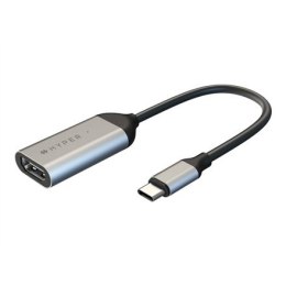 Hyperice HYPER HD425A adapter kablowy USB Type-C HDMI Stal nierdzewna