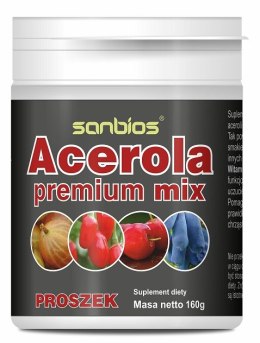 SANBIOS Acerola premium mix proszek 160g