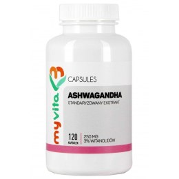 MyVita Ashwagandha ekstrakt 250mg, 120kaps.