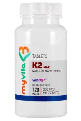 MyVita Witamina K2 MK-7 MAX 200mcg, 120tabl.