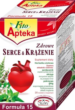 F15 Zdrowe Serce & krążenie herbatka 20*2g MALWA