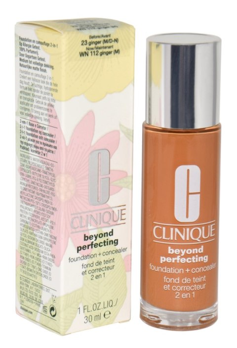 Clinique Beyond Perfecting Foundation +Concealer 23 ginger 30ml