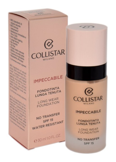 Collistar Impeccabile Long Wear Foundation Spf 15 2R - Beige Rose 30ml