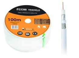 LIBOX KABEL KONCENTRYCZNY PCC80 ŻYŁA 0,8MM CU 100M