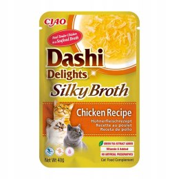 INABA CAT DASHI DELIGHTS SILKY CHICKEN 40g